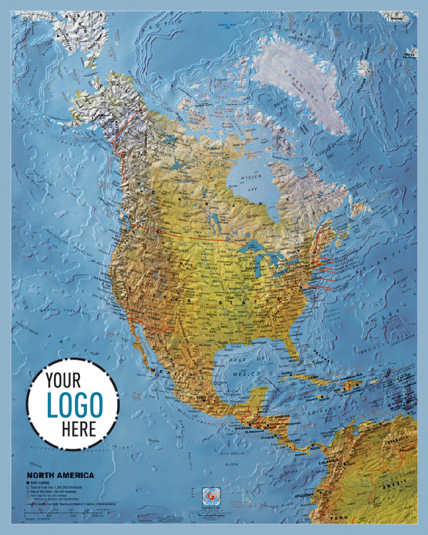 North America map